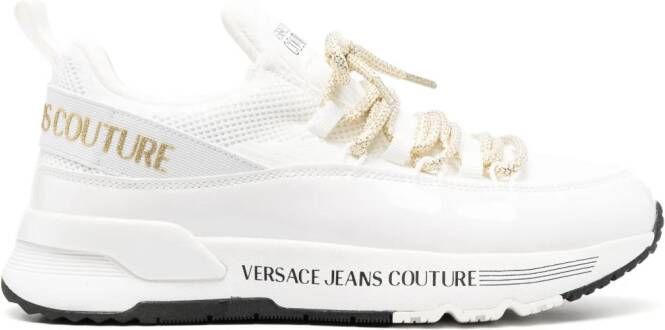 Versace Jeans Couture Sneakers met logoprint Wit