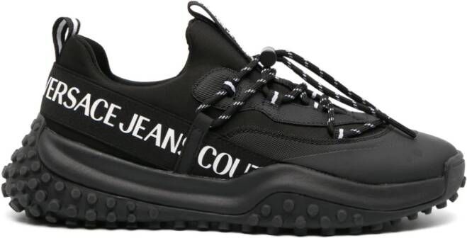 Versace Jeans Couture Sneakers met logoprint Zwart