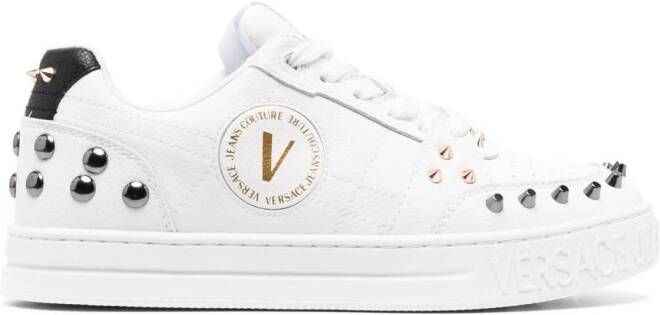 Versace Jeans Couture Leren sneakers Wit