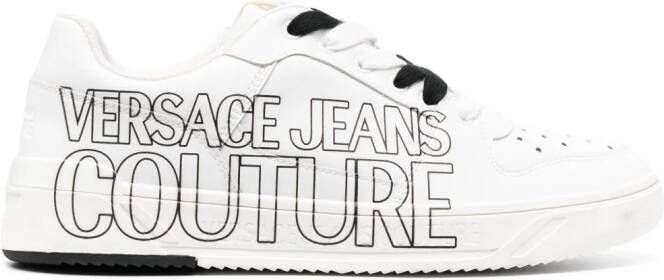 Versace Jeans Couture Starlight leren sneakers Wit