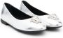 Versace Kids Ballerina's met leren zool Zilver - Thumbnail 1