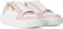 Versace Kids Greca leren sneakers Wit - Thumbnail 1