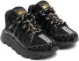 Versace Kids Sneakers met Greca-logo Zwart - Thumbnail 1