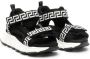 Versace Kids Sneakers met Greca print Zwart - Thumbnail 1