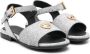 Versace Kids Medusa sandalen met glitter Zilver - Thumbnail 1
