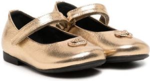 Versace Kids Medusa-Heart ballerina's Goud