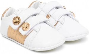 Versace Kids Babyschoentjes met klittenband Wit