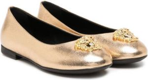 Versace Kids Ballerina's met Medusa logo Goud