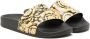 Versace Kids Slip-on slippers Zwart - Thumbnail 1