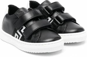 Versace Kids Sneakers met klittenband Zwart