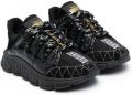 Versace Kids Trigreca low-top sneakers Zwart - Zwart