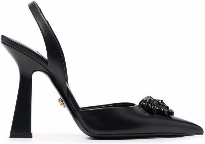 Versace La Medusa slingback pumps Zwart