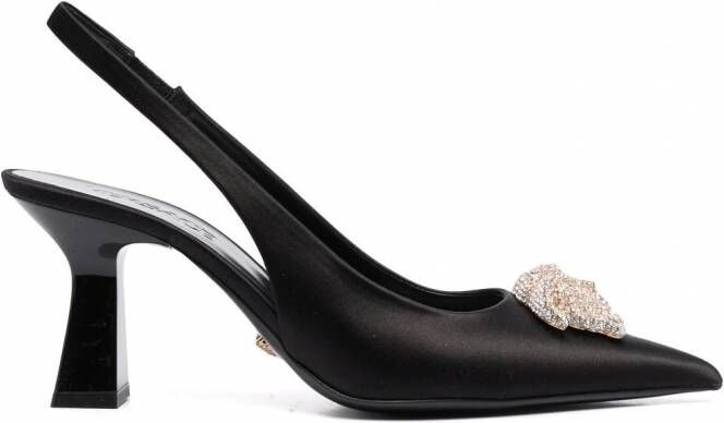 Versace La Medusa slingback pumps Zwart