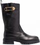 Versace Laarzen met veiligheidsspeld Zwart - Thumbnail 1