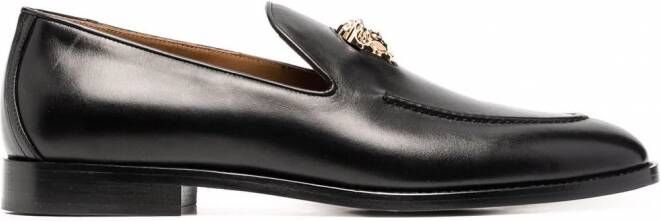 Versace La Medusa loafers Zwart
