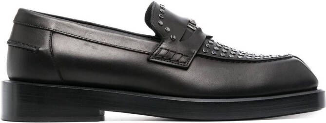 Versace Loafers met studs Zwart