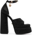 Versace Medusa Aevitas sandalen met plateauzool Zwart - Zwart