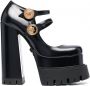 Versace Medusa pumps met plateauzool Zwart - Thumbnail 1