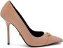 Versace Medusa 1995 115mm leren pumps Bruin - Thumbnail 1
