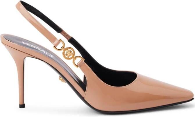 Versace Medusa '95 115mm leren pumps Beige