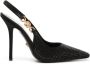 Versace Medusa '95 slingback pumps Zwart - Thumbnail 1