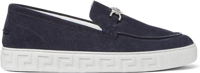 Versace Medusa '95 leren loafers Blauw