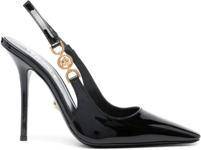 Versace Medusa '95 slingback pumps Zwart