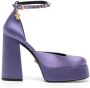 Versace Medusa Aevitas satijnen pumps Paars - Thumbnail 1