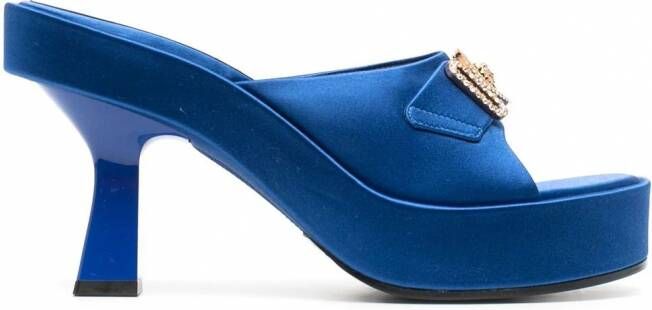 Versace Medusa Biggie sandalen Blauw