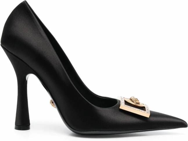 Versace Medusa Biggie pumps verfraaid met kristallen Zwart