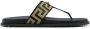 Versace Medusa Greca teenslippers Zwart - Thumbnail 1