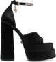 Versace Medusa Head sandalen met plateauzool Zwart - Thumbnail 1