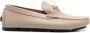 Versace La Medusa leren loafers Beige - Thumbnail 1