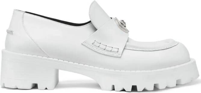 Versace Alia loafers met plateauzool Wit