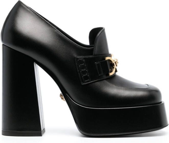 Versace Aevitas 120mm pumps met plateauzool Zwart