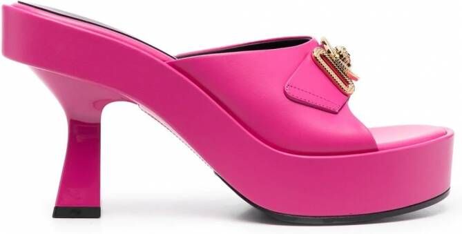 Versace Medusa muiltjes met plakkaat Roze