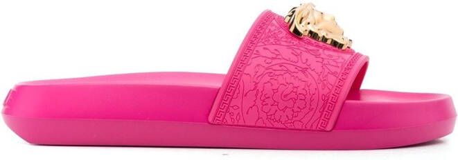 Versace Palazzo Medusa slippers Roze