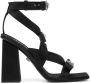 Versace Medusa sandalen met strikdetail Zwart - Thumbnail 1
