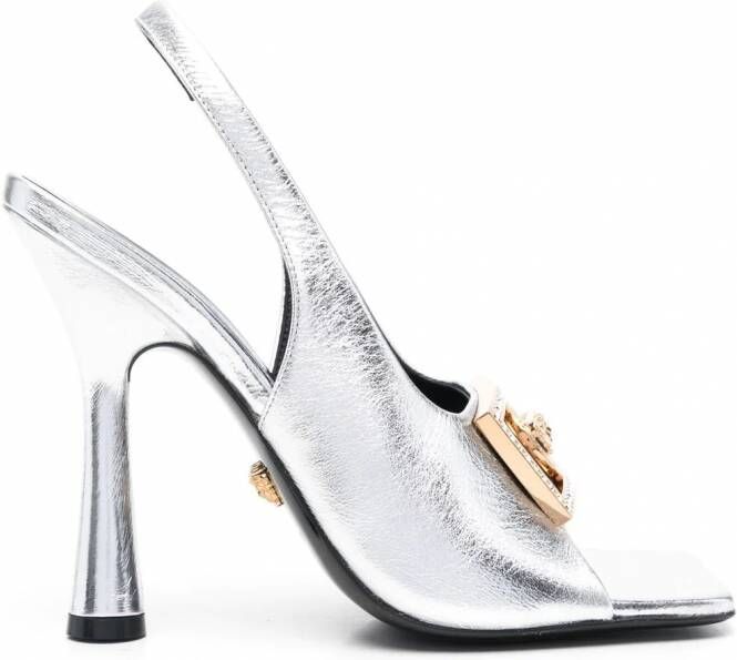 Versace Medusa sandalen Zilver