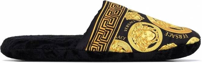 Versace Medusa Amplified slippers Zwart