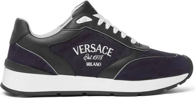 Versace Milano low-top sneakers Zwart