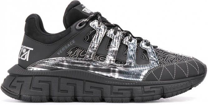 Versace Trigreca low-top sneakers Zwart