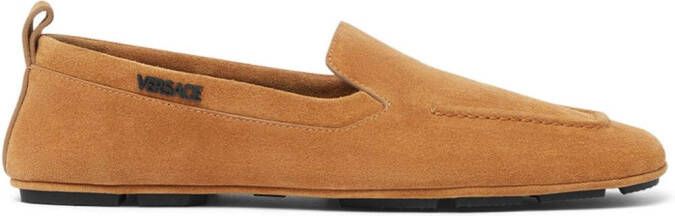 Versace Villa suède loafers Bruin