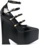 Versace Tempest pumps met plateauzool Zwart - Thumbnail 1