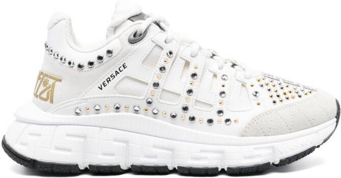 Versace Trigreca chunky sneakers Wit