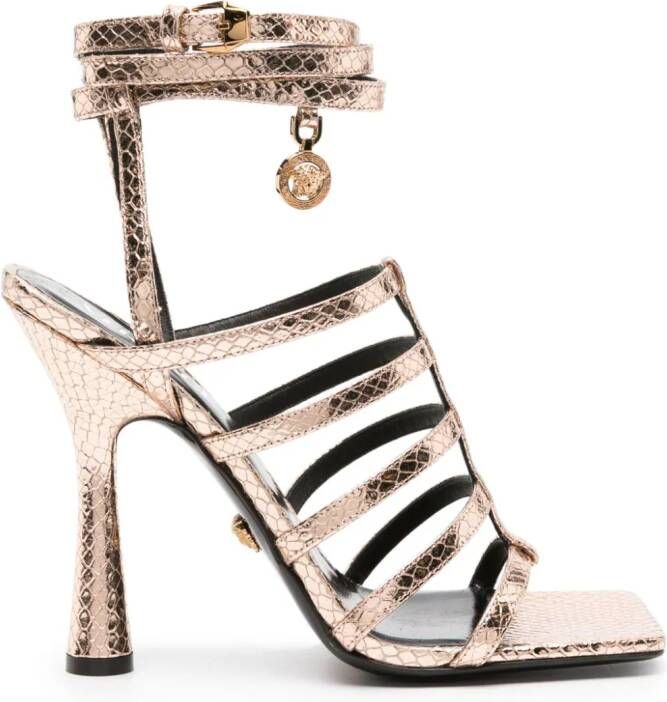 Versace Verfraaide sandalen Beige