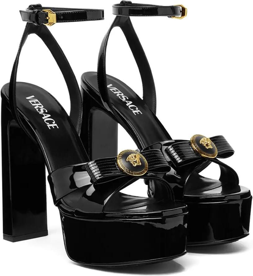 Versace 140 mm Gianni Ribbon sandalen Zwart - Foto 4