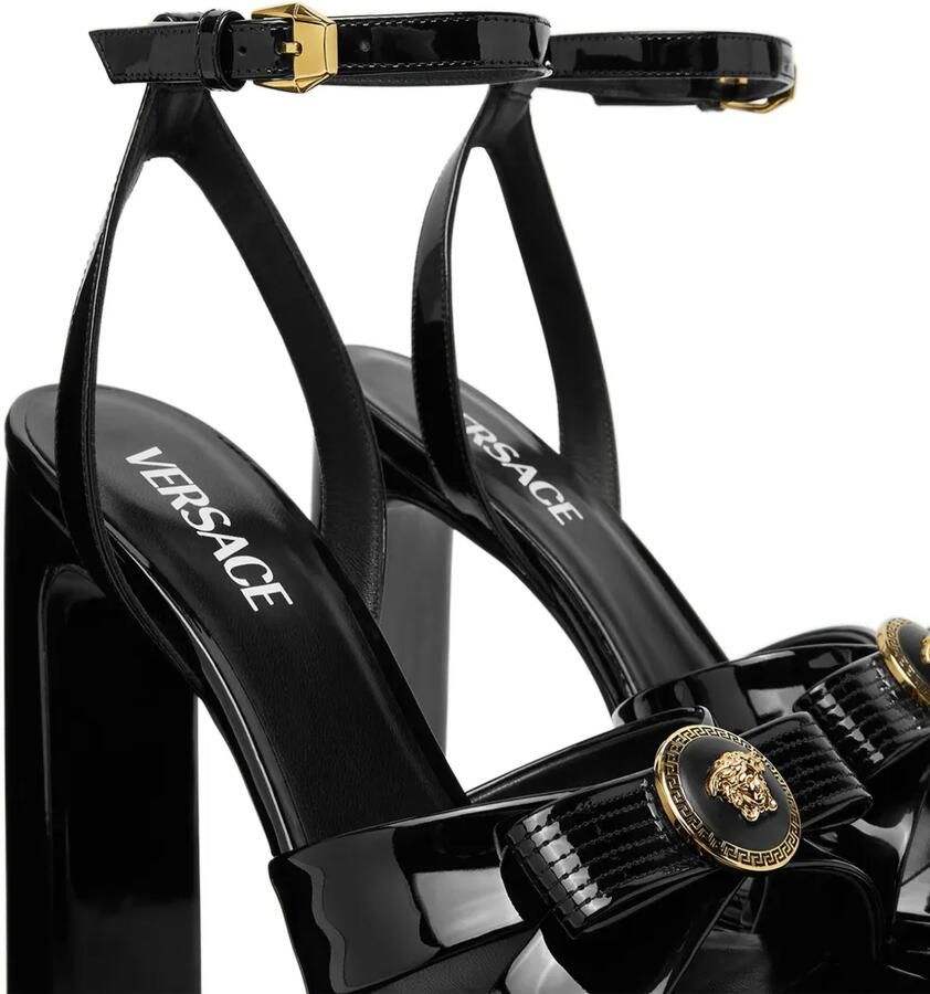 Versace 140 mm Gianni Ribbon sandalen Zwart - Foto 2