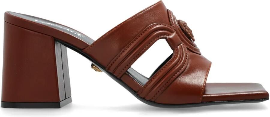 Versace 70 mm Medusa muiltjes Bruin
