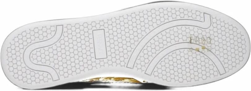 Versace Barocco-print leather sneakers Wit - Foto 5